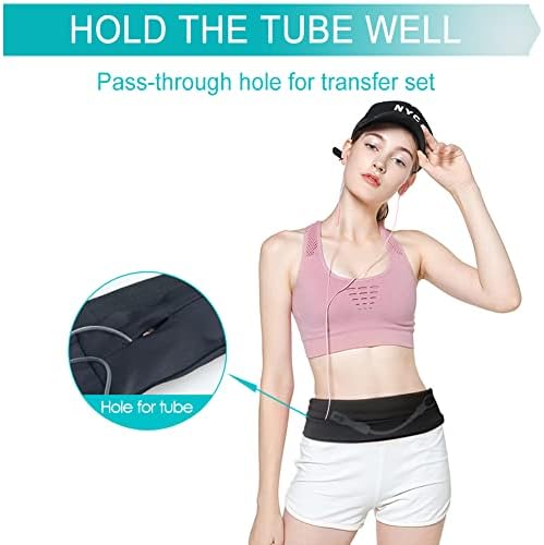 EaseCare abdominal catheter holder showcasing the secure hook and loop velcro strap system.