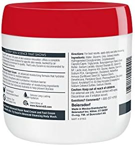 Eucerin body cream with Natural Moisturizing Factors lightweight fast absorbing dry skin