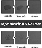 MontVoo quick dry cat and dog food mat surface detail