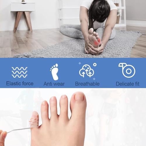 Washable and reusable silicone toe caps for men and women.