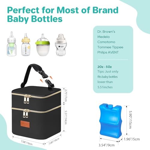 Included ice pack for Piioser breastmilk cooler bag