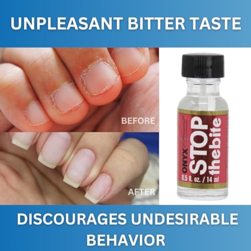 Onyx Professional thumb sucking deterrent clear polish applied as a top coat