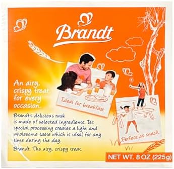Brandt authentic USA imported baby teething biscuit snack box