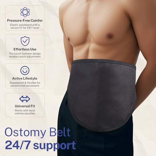 Side profile of XAOMING flexible ostomy wrap