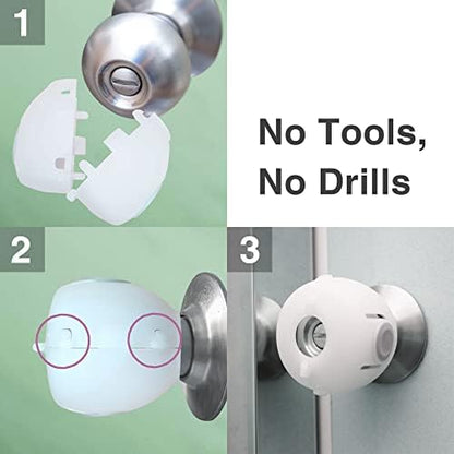 Moonybaby door knob covers for toddler safety
