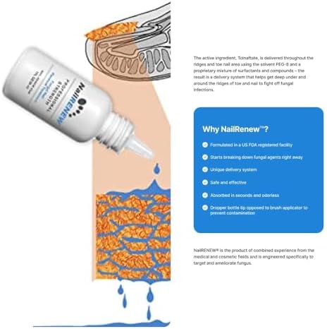 NailRENEW Tolnaftate treatment for toenail and fingernail fungus