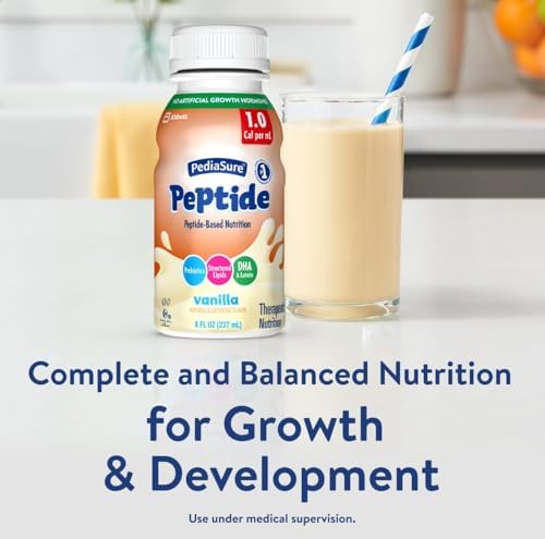 PediaSure Peptide vanilla flavor liquid enteral formula ingredient label