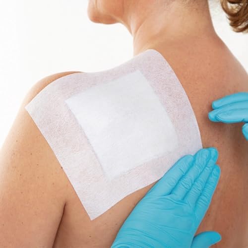 Hypafix flexible fixation roll with grid backing paper for easy custom sizing