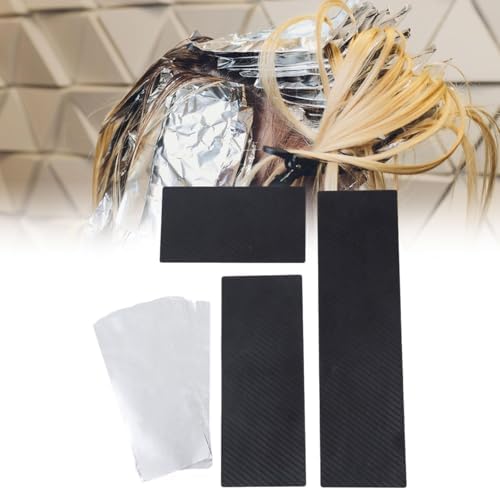 Set of three durable hair coloring boards for precision highlighting