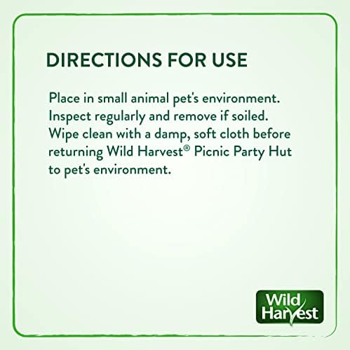 Wild Harvest(TM) Picnic Party Hut, Artificial Strawberry Flavored House for Pets, 1 Ct. - Image 5