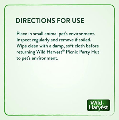 Wild Harvest(TM) Picnic Party Hut, Artificial Strawberry Flavored House for Pets, 1 Ct. - Image 5