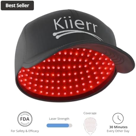 Kiierr hair regrowth laser cap showing internal diodes