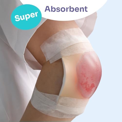 Conkote highly absorbent hydrophilic polyurethane foam dressing thickness demonstration.
