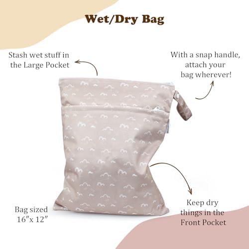 Mama Koala wet dry bags with two zippered pockets
