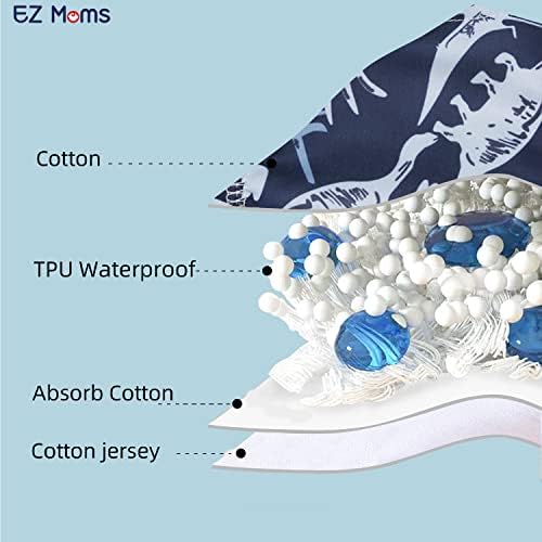 Close up shot of the soft cotton inner lining and multi layer absorbent core of EZ Moms training underwear