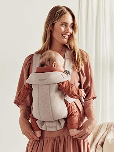 Side view of BabyBjorn 3D Jersey newborn carrier