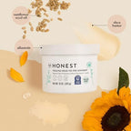 The Honest Company multi purpose baby balm 10 Ounce tub close up
