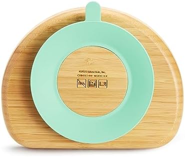 Munchkin Bambou dinnerware set with three compartments