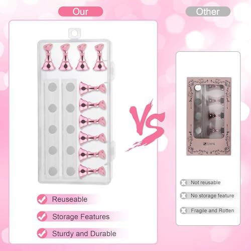 Reusable adhesive putty included with Difenni nail practice kit