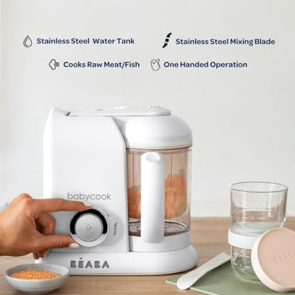 Automatic steam cooker for preparation of toddler food batches effortlessly