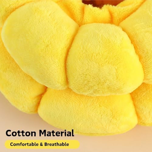 SEZDEKI small animal Elizabethan collar showing lightweight cotton material construction.