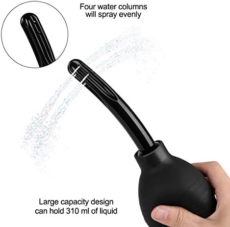 Close up of the porous nozzle design for stable water output on RANEU douche bulb.