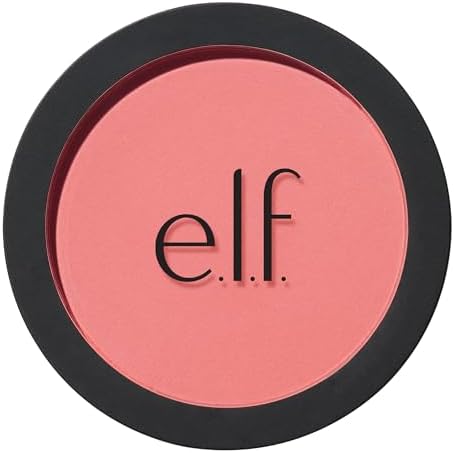 E.L.F. Primer Infused Matte Blush in Always Crushing front view packaging for long lasting cheek makeup