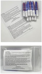 Individual 0.5 gram single use tubes of Medique waterproof sting free liquid bandage for minor wound care