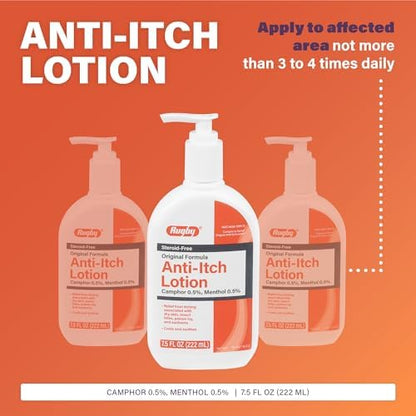 Rugby Anti Itch Lotion 7.5 fluid ounces authentic USA skincare import