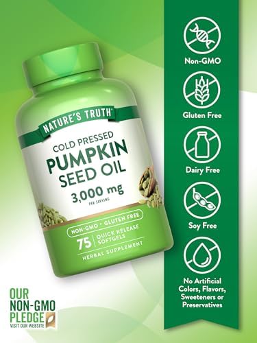 Nature's Truth Pumpkin Seed Oil softgel texture and quality