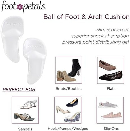 Package view of Foot Petals professional shoe comfort solutions for women.