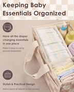 Tiny Marvels water resistant diaper caddy used as a car organizer