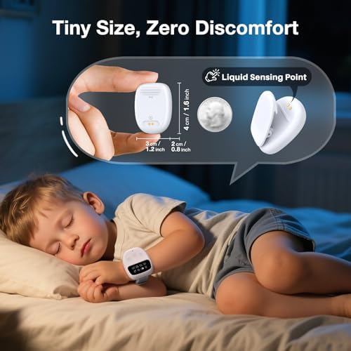 Chumoasis wireless sensor attached to underwear for moisture detection.