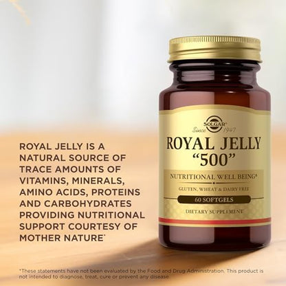 Close up view of the authentic imported Solgar wellness capsule texture and golden color.