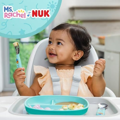 NUK Ms. Rachel divided plate and bowl set