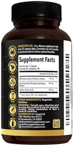 Earth Elixir 3-In-1 Methylene Blue supplement facts label