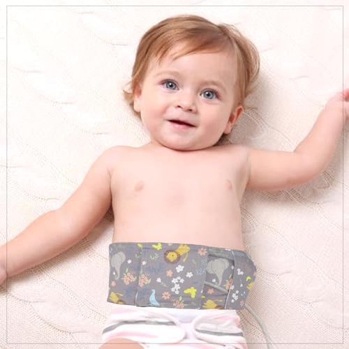 Side view of the medical grade hook and loop fastener on the child ostomy protective band.