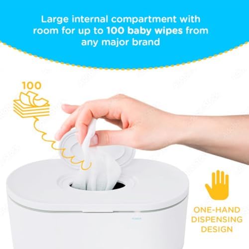 Side profile of EVLA'S wipe dispenser showing flip-top lid