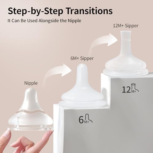 Premium food grade silicone sipper spout with leak proof Y-cut design