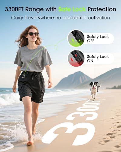 Premium imported pet training remote control with circular digital display interface.
