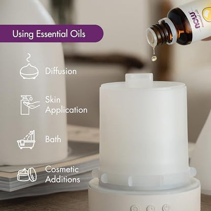 100% pure steam distilled eucalyptus oil with clarifying scent