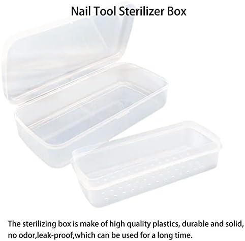 Side profile of Bomoqing plastic disinfectant container for tweezers