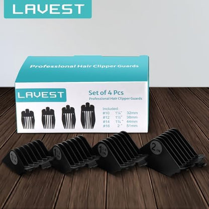 Underneath view of the universal fit hair clipper attachments displaying the robust engineering and structural reinforcement
