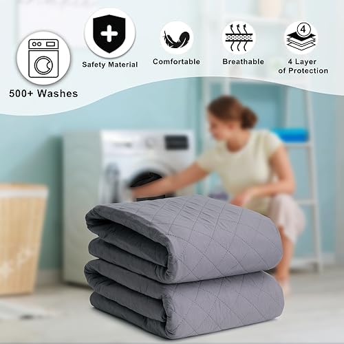 Brosive waterproof bed protector showing liquid absorbency