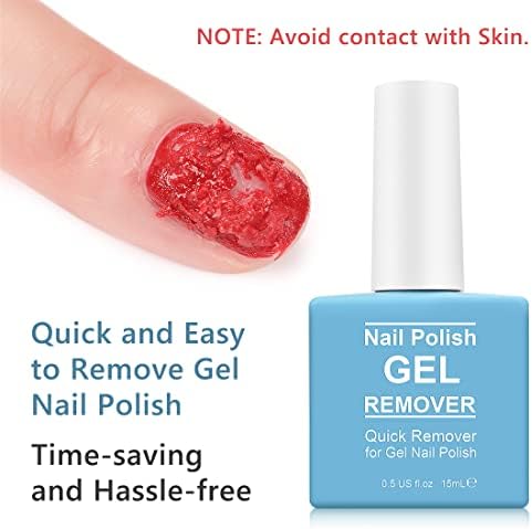 Manicure scraper gently removing the softened and burst gel polish layer off the natural nail bed safely