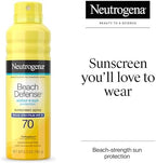 Water-resistant broad spectrum spray sunscreen with Helioplex UVA UVB defence