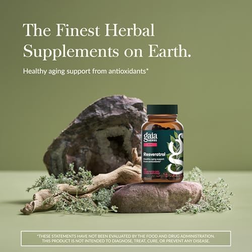 Gaia Herbs Resveratrol liquid phyto capsules macro shot