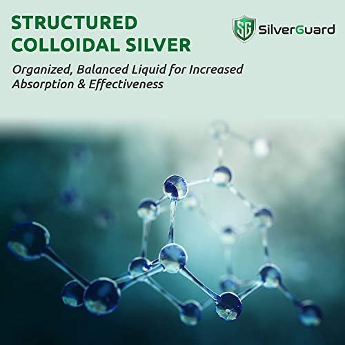 SilverGuard thirty ppm liquid silver bottles overhead arrangement