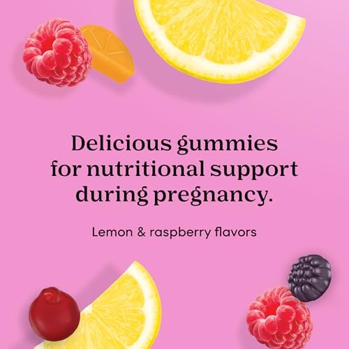Side profile of One A Day prenatal multivitamin packaging highlighting key ingredients