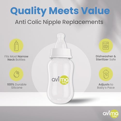 Avima Baby BPA free silicone teats being inspected for quality and durable thickness